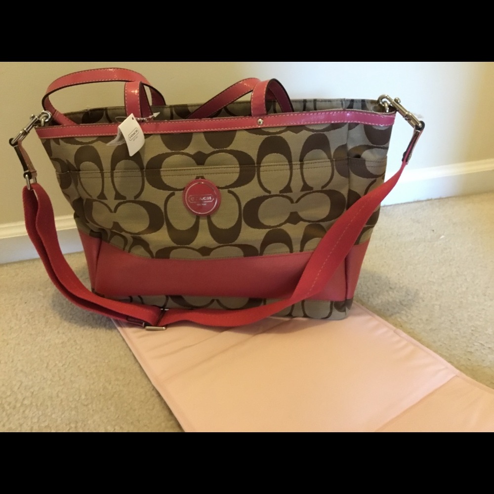 New Coach Diaper bag